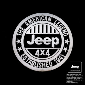 jeep american legend sign