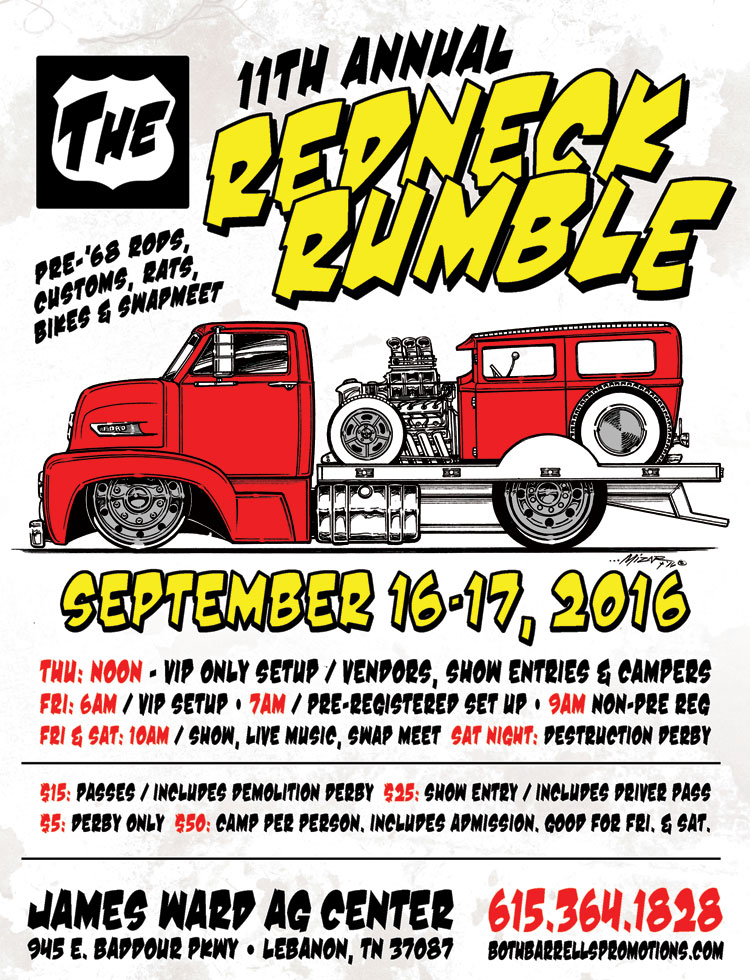 redneck rumble flyer 2016