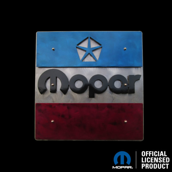 mopar 1972-84 logo powder coated