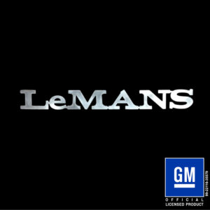 Pontiac Le Mans logo, metal cut out