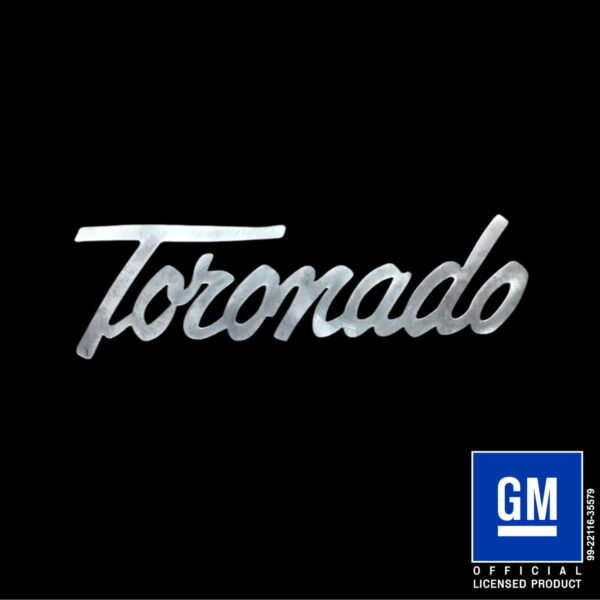Toronado Script metal cut out