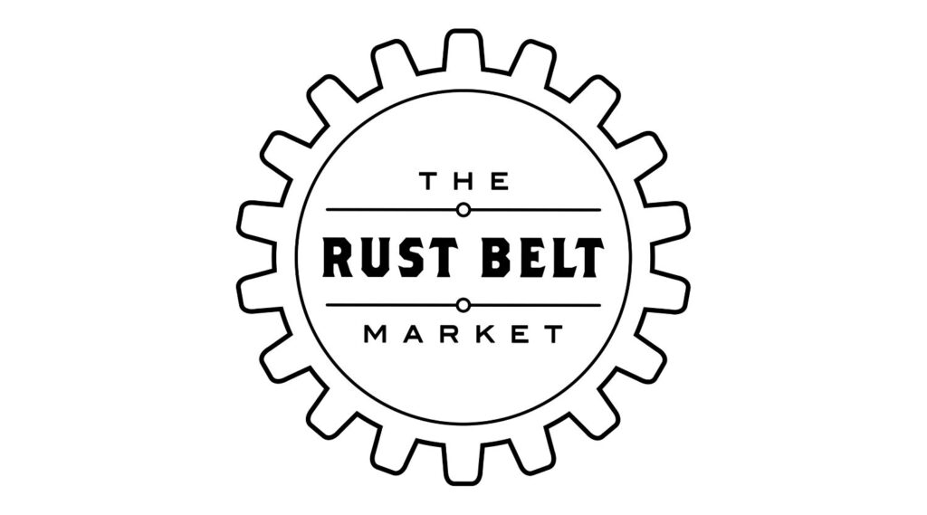 rustbelt market logo black and white