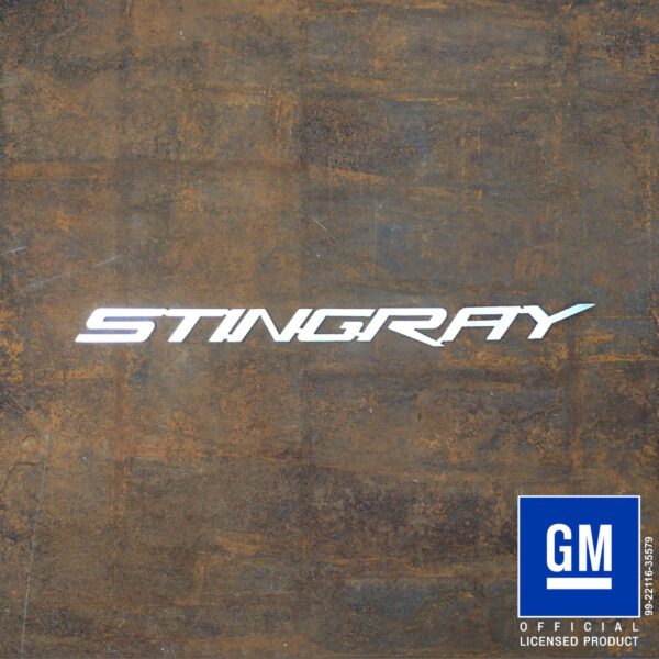 corvette stingray c7 metal cut logo