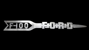 Ford F-100 1960 Logo metal cut out