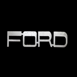 Ford Text metal cut out