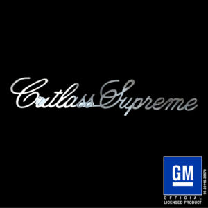 Cutlass Supreme '73-'74 Script metal cut out