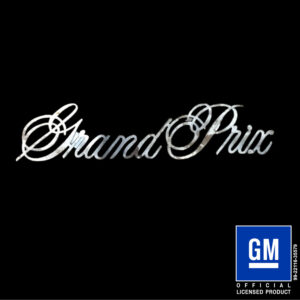 Grand Prix 1981-87 Script metal cut out