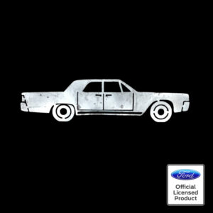 Lincoln Continental Silhouette 1964 Metal Cut Out
