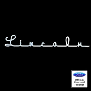 Lincoln Script 1950 Metal Cut Out