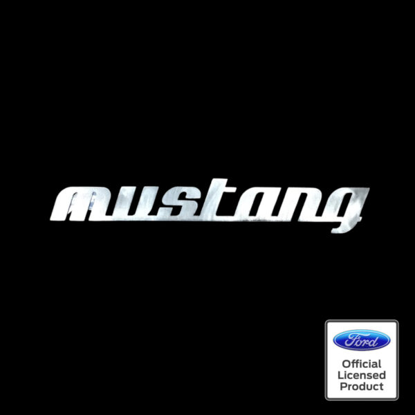 Mustang Script 1 metal cut out