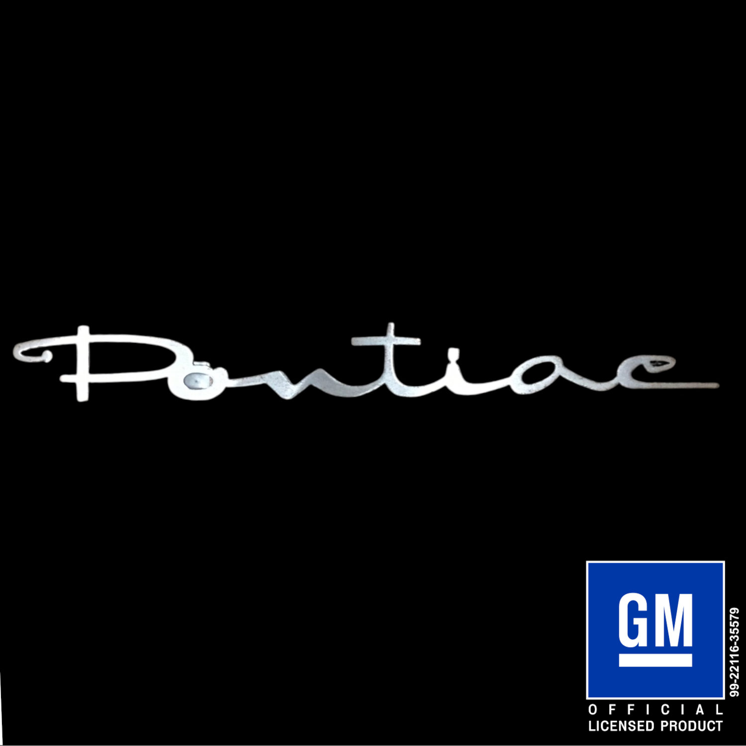 Pontiac 1956 Script metal cut out