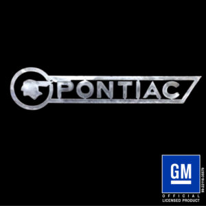 Pontiac Retro Logo metal cut out